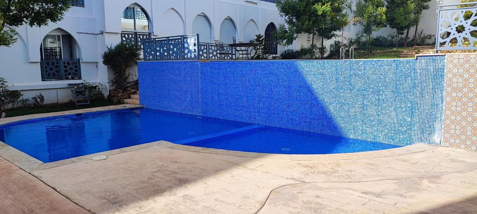 Magnifique Appartement De Standing A Tanger Avec Vue Sur Mer Et Acces Piscine Eksteriør bilde